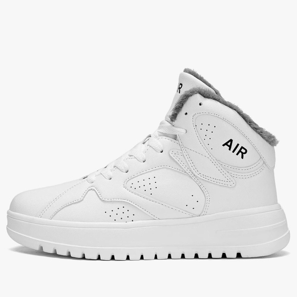 White Men\'s High-Top Sneakers main image 4